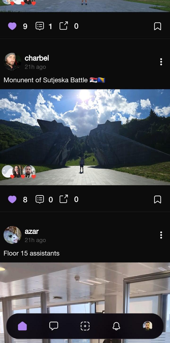 TRU camera screen